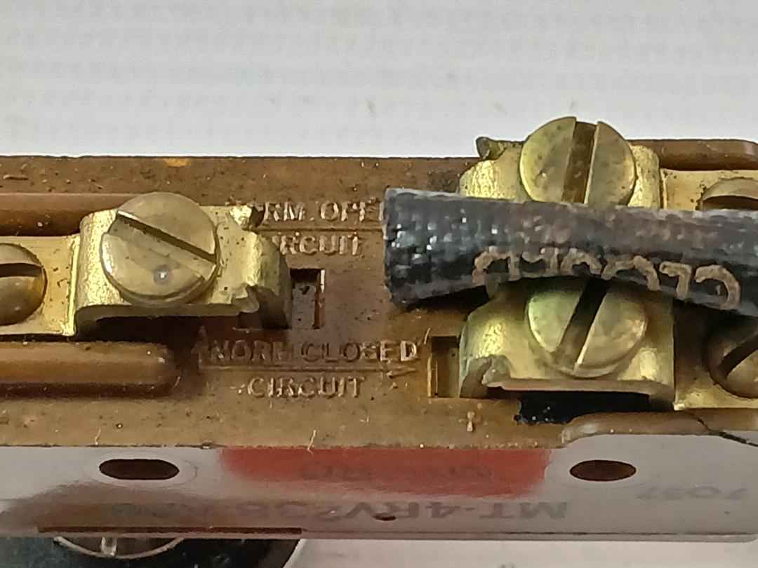 Honeywell Mt-4Rv238-a28 Micro Limit Switch