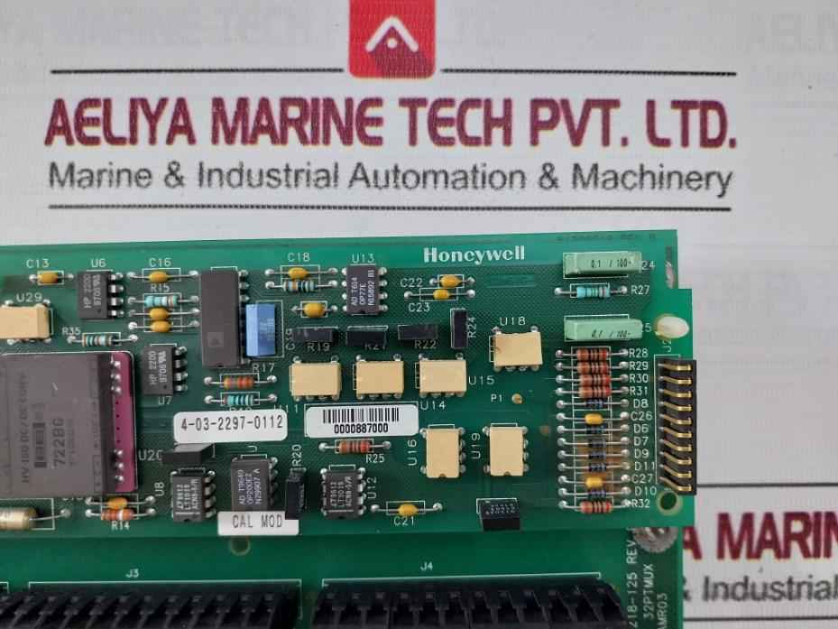 Honeywell Mu-tamr03 Rtd Low Level Analog Input Mux Pcb Module 51309218-125 Rev B