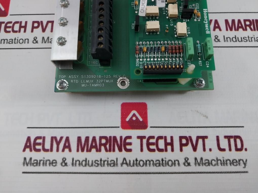 Honeywell Mu-tamr03 Rtd Low Level Analog Input Mux Pcb Module 51309218-125 Rev:C