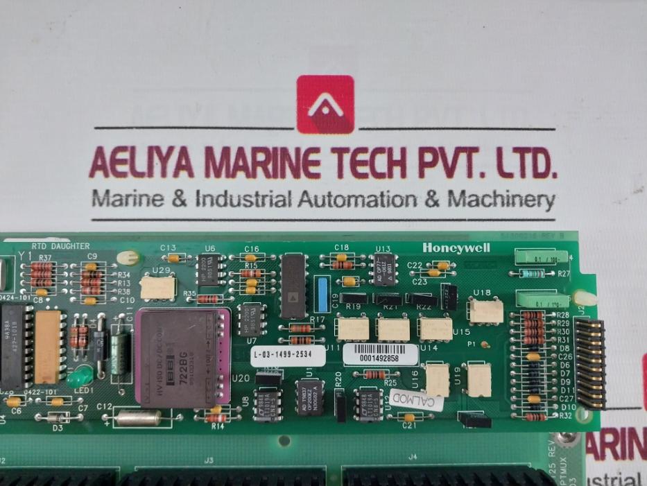 Honeywell Mu-tamr03 Rtd Low Level Analog Input Mux Pcb Module 51309218-125 Rev:C