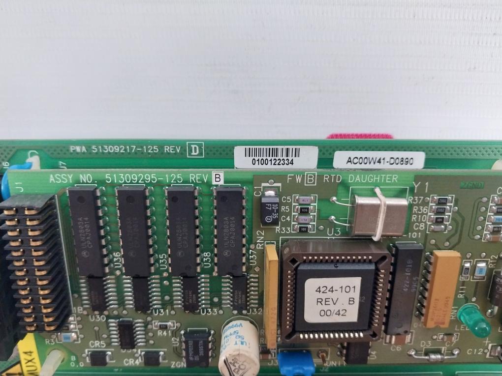 Honeywell Mu-tamr03 Rtd Low Level Analog Input Mux Pcb Module 51309218-125 Rev:E