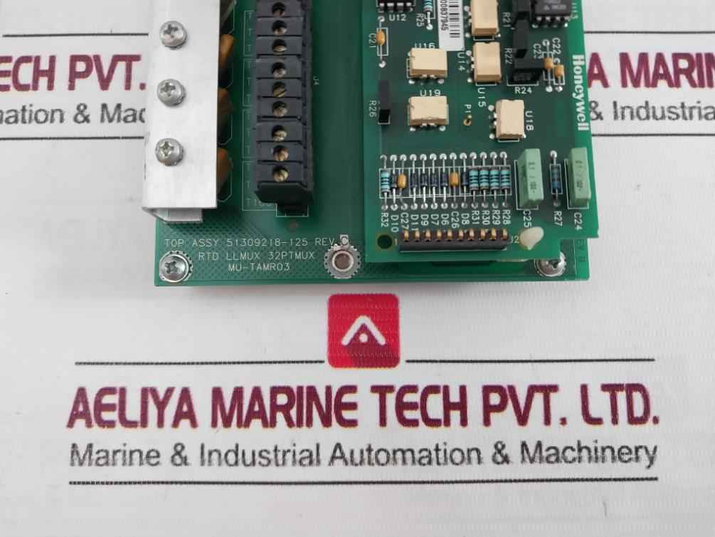 Honeywell Mu-tamr03 Rtd Low Level Analog Input Mux Pcb Module Rev:D 51309218-125