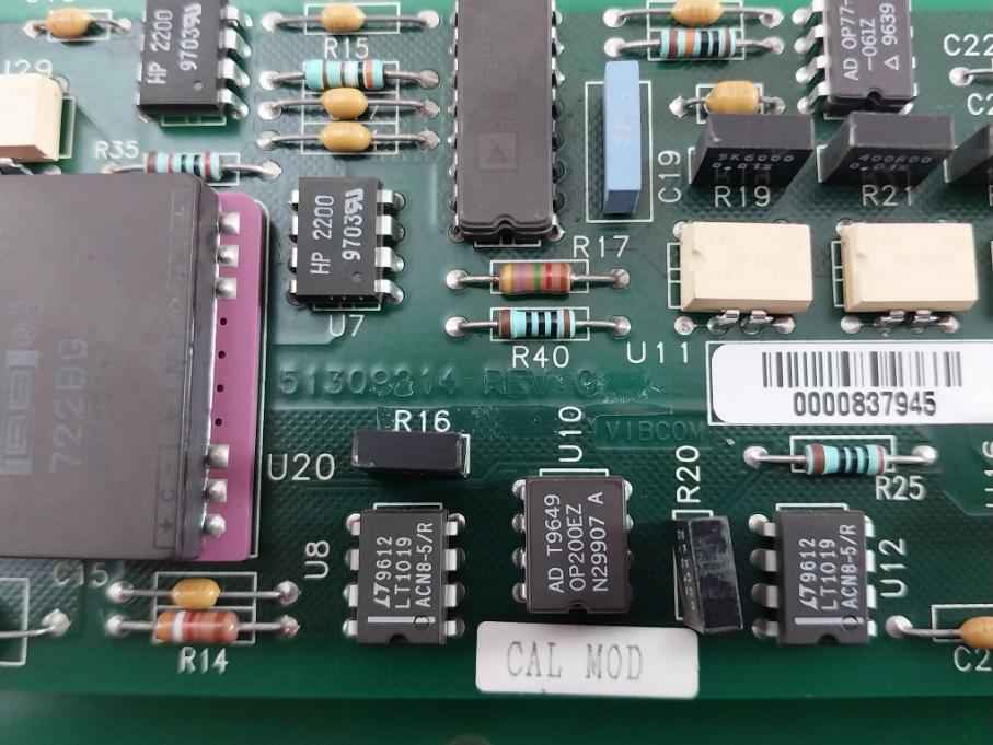 Honeywell Mu-tamr03 Rtd Low Level Analog Input Mux Pcb Module Rev:D 51309218-125