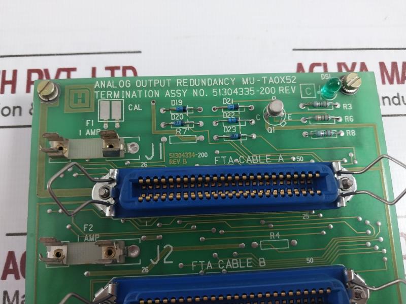 Honeywell Mu-taox52 Analog Output Redundant Switching Module Rev C 51304335-200