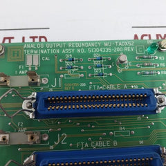 Honeywell Mu-taox52 Analog Output Redundant Switching Module Rev C 51304335-200