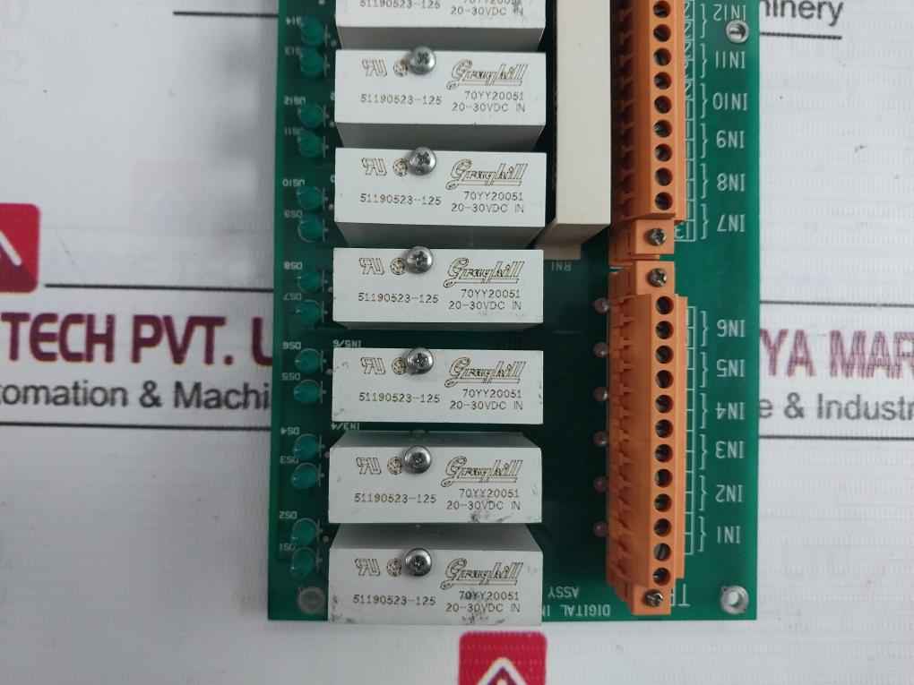 Honeywell Mu-tdid12 Digital Input Board Rev.C 94V-0