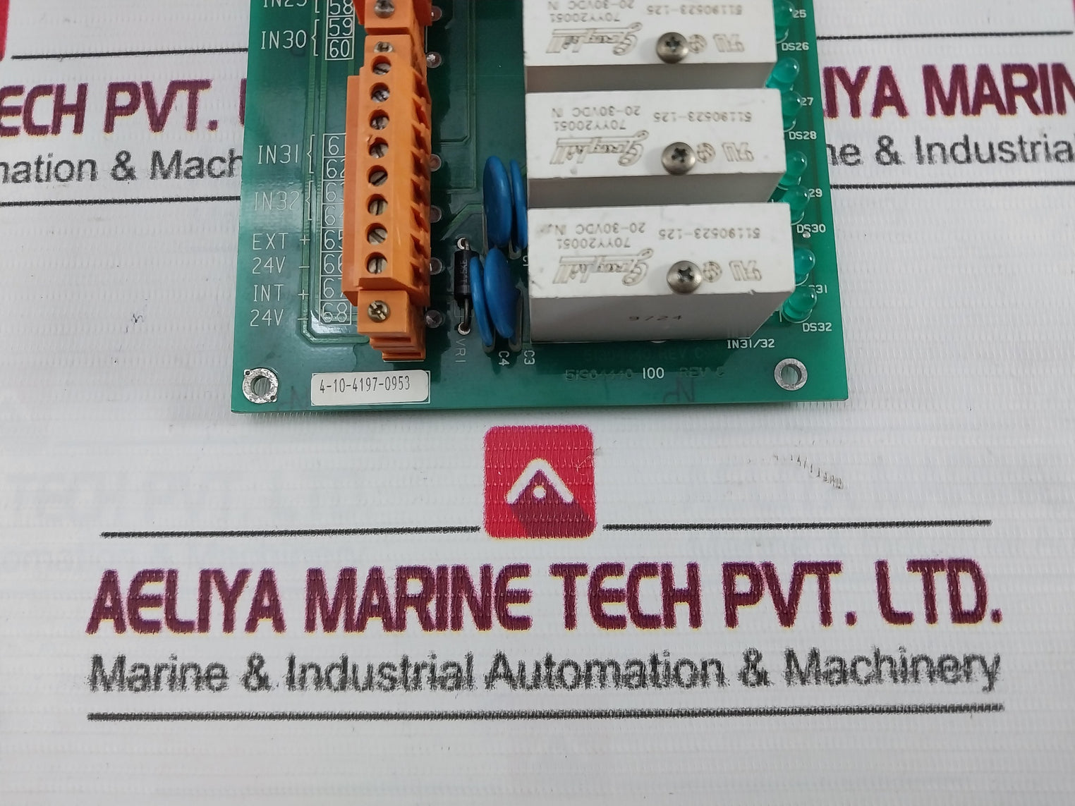 Honeywell Mu-tdid12 Digital Input Board Rev.C 94V-0 24Vdc