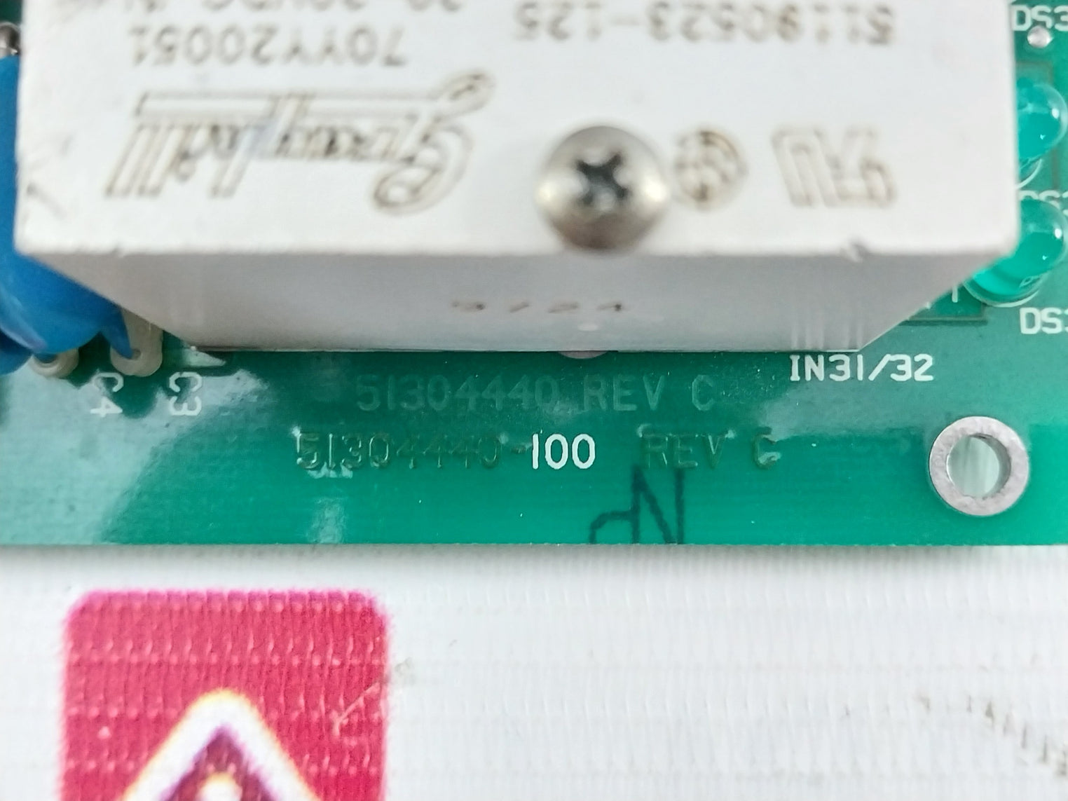 Honeywell Mu-tdid12 Digital Input Board Rev.C 94V-0 24Vdc