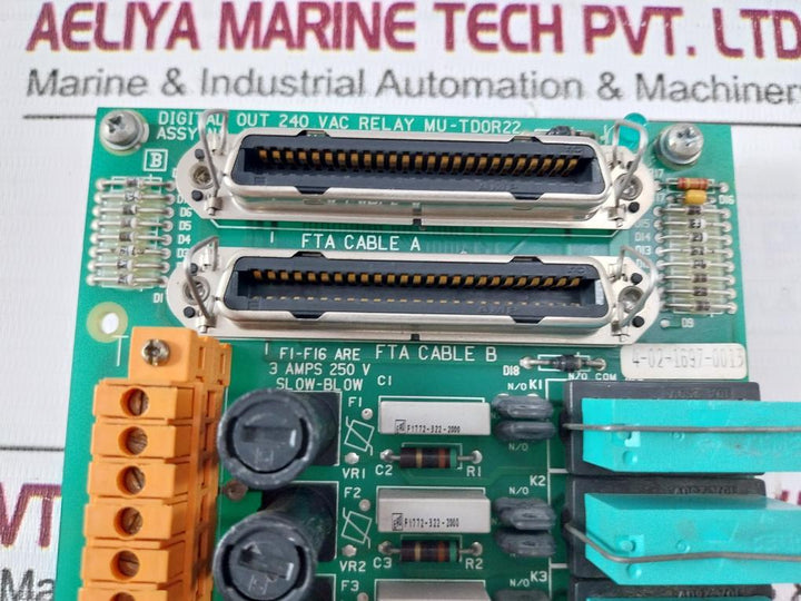 Honeywell Mu-tdor22 Digital Output Module 240 Vac 51309147-100 Rev. A