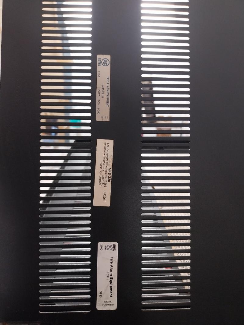 Honeywell Notifier Nfs-320 Intelligent Addressable Fire Alarm Control Panel