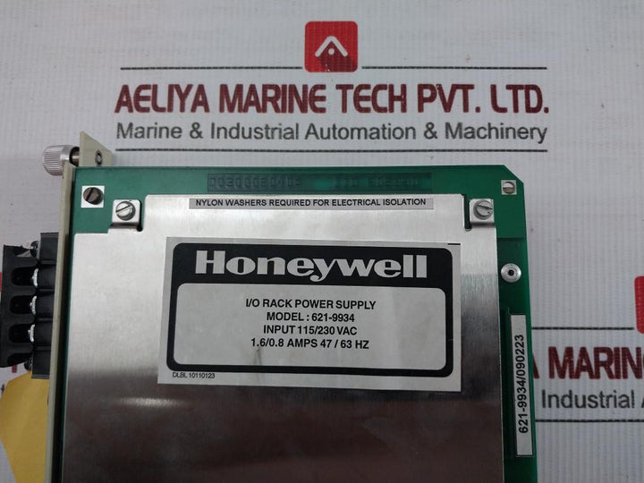 Honeywell I/O Rack Power Supply 621-9934 Input: 115/230 Vac