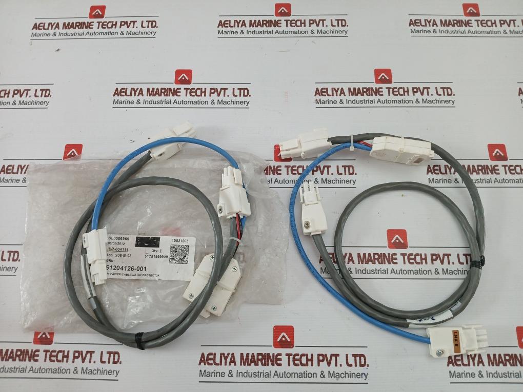 Honeywell Pm Power Cable W/ Link Protector Set 51204126-001 Rev B