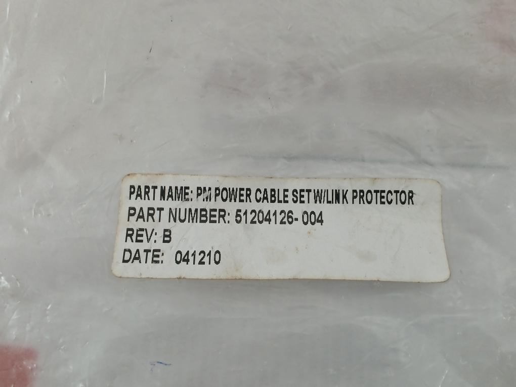 Honeywell Power I/O Link Cable Set Rev: B 51204126-004