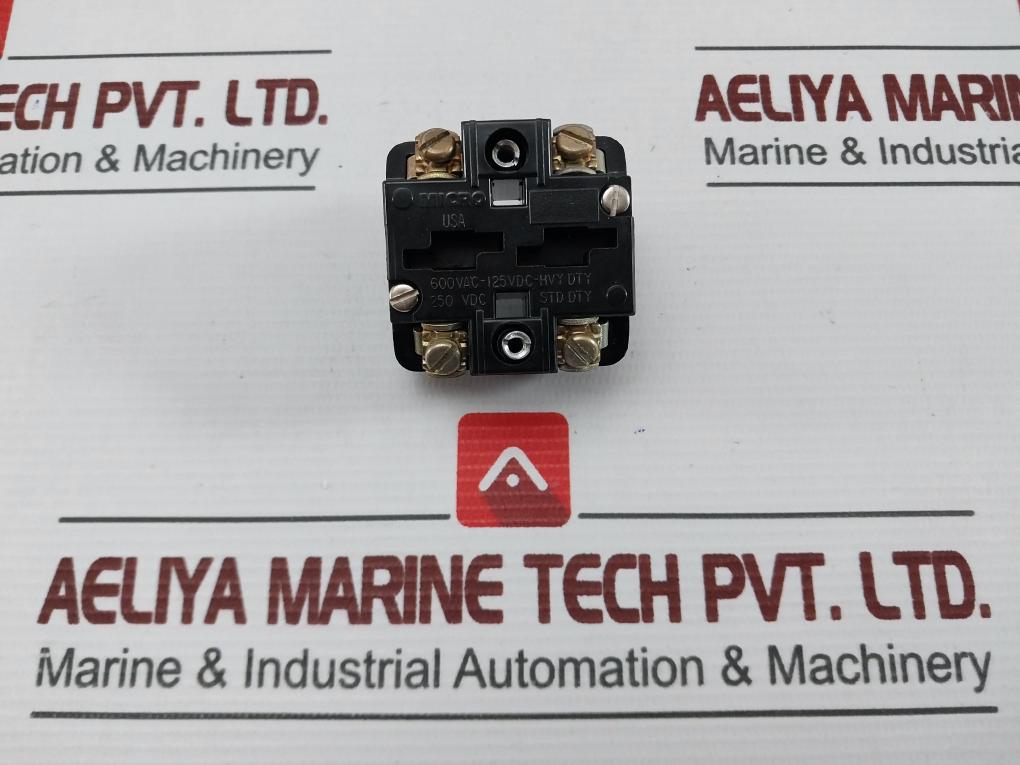 Honeywell Ptcb Contact Block , Honeywell Micro Switch 600Vac-125 Vdc-hvy Dty