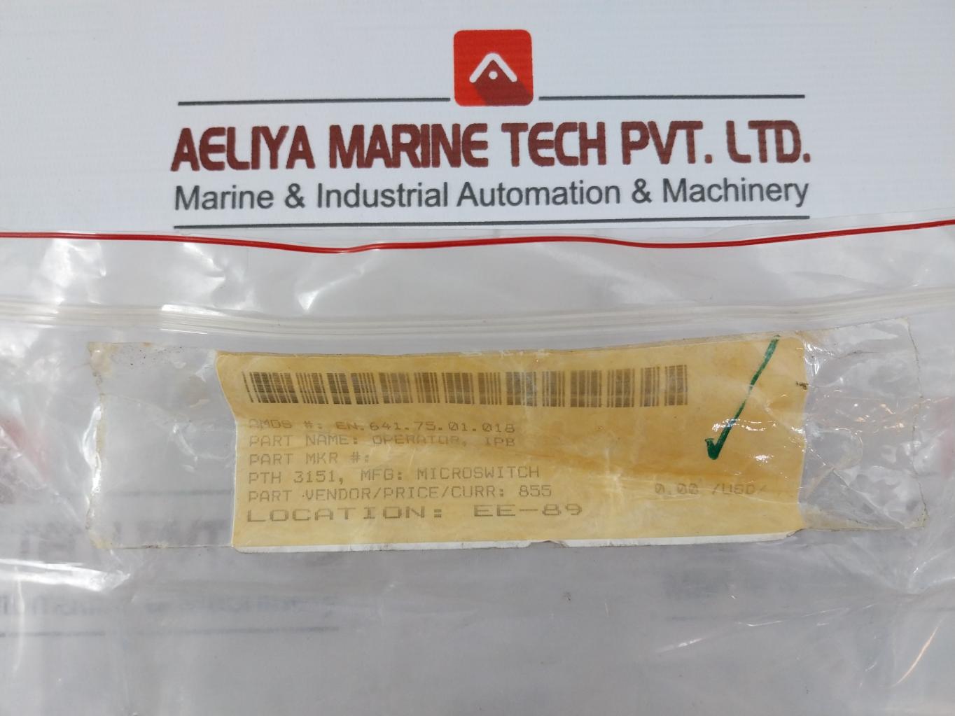 Honeywell Pth3151 Push-button Switch 24V