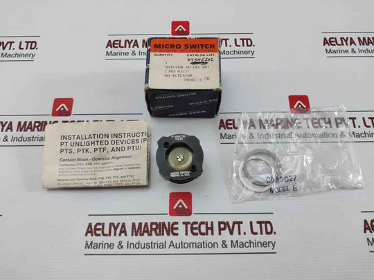 Honeywell Ptshe2D1 Microswitch Push Button Switch Selector-60 Deg