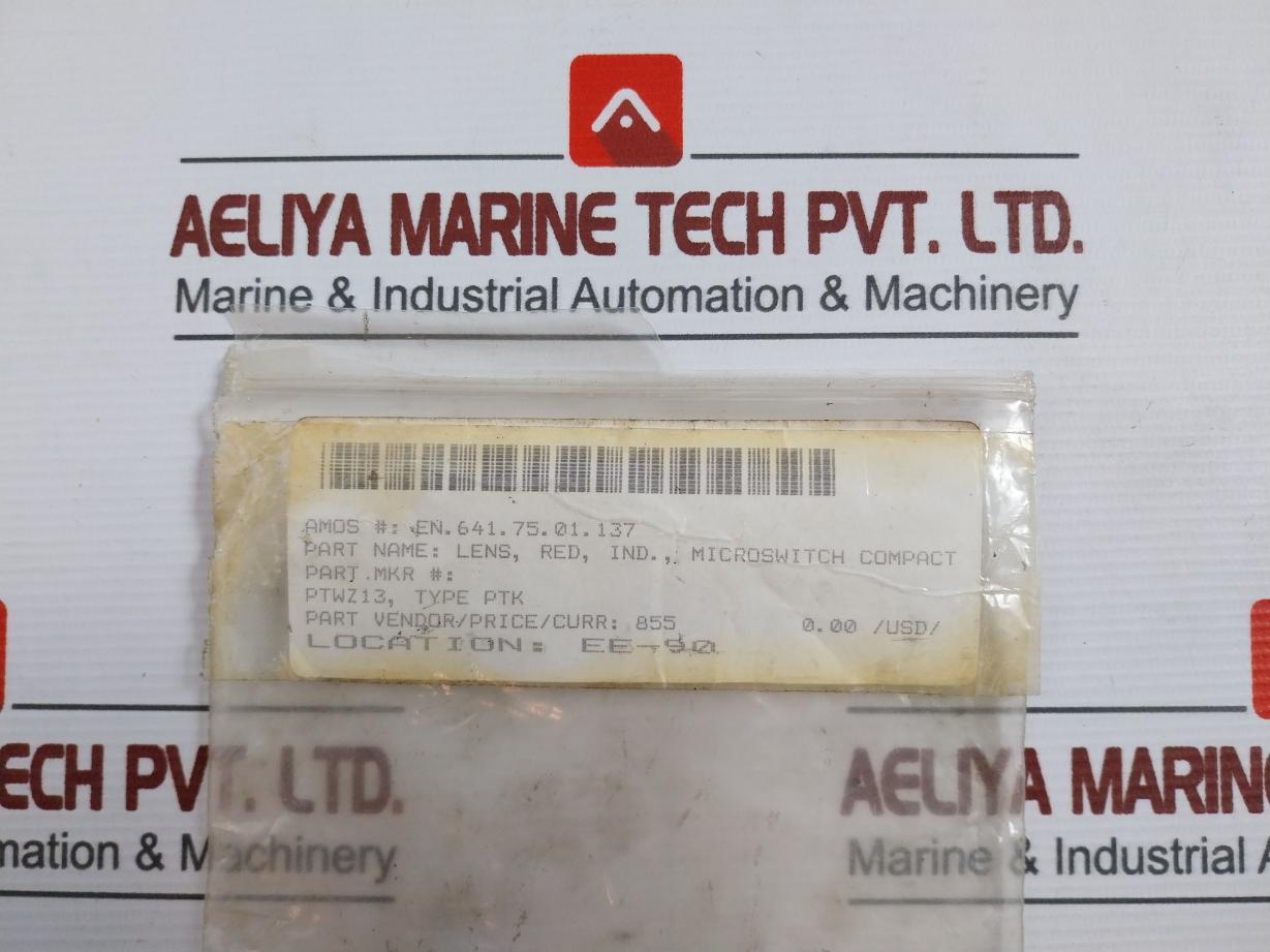 Honeywell Ptwz13 Indicator Lens Red