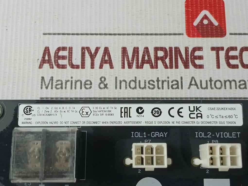 Honeywell Pwa 51307186-175 Header Board Pwb 51307185-100 Dc 24v/20a