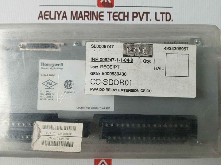 Honeywell Pwa 51308380-175 Digital Output Relay Module Cc-sdor01 60°c
