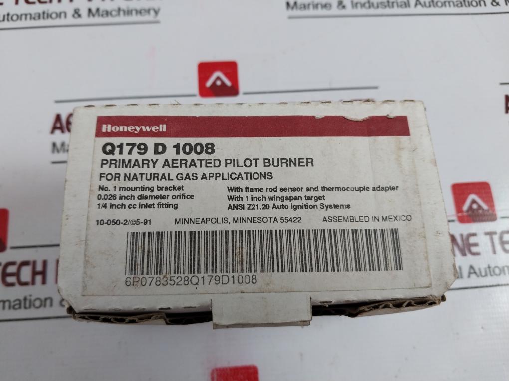 Honeywell Q179D1008 Miniature Pilot Burner Assembly Q179D 10-050-2/C5-91
