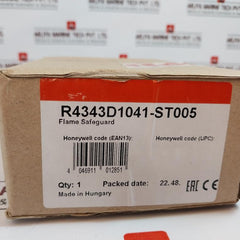 Honeywell R4343 D1041 Flame Detector Relay 115-230 Vac 50/60hz