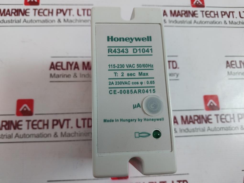 Honeywell R4343 D1041 Flame Detector Relay 115-230 Vac 50/60hz