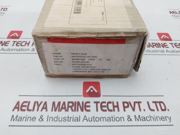 Honeywell Flame Detector Relay R4343 E1014, 230 Vac 50/60Hz