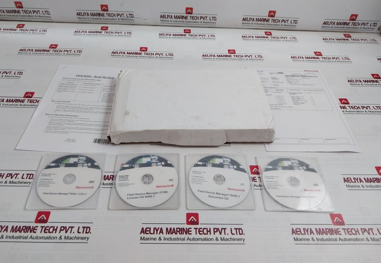 Honeywell R450.1 Experion Pks Field Device Manager (Fdm) Software Dvd Set Rev: 1