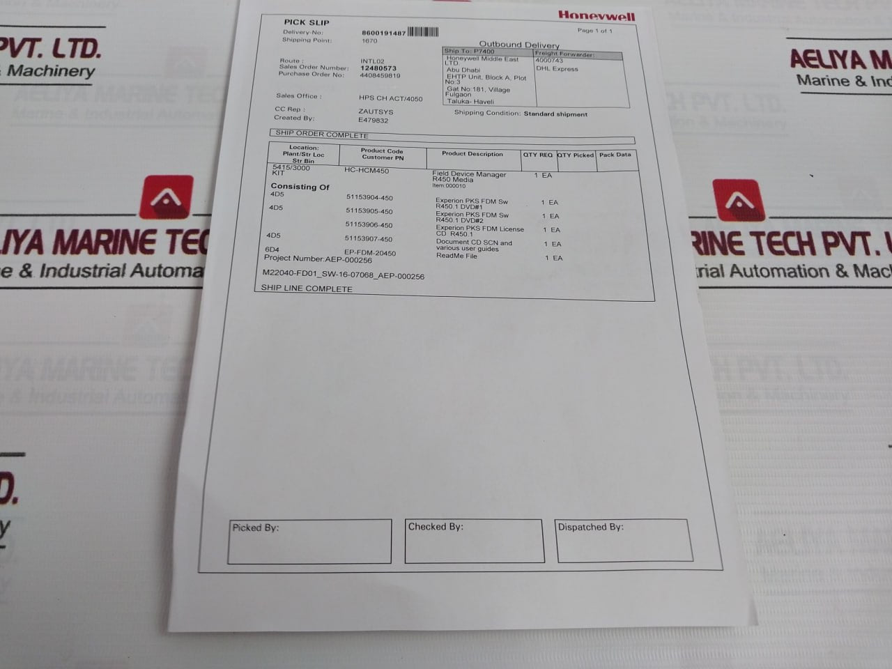 Honeywell R450.1 Experion Pks Field Device Manager (Fdm) Software Dvd Set Rev: 1