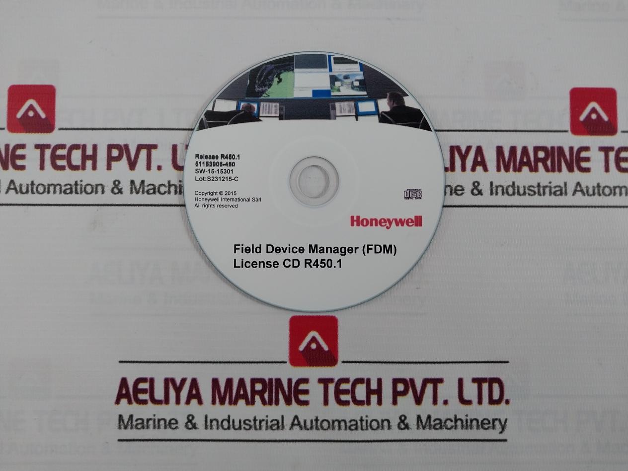 Honeywell R450.1 Field Device Manage Experion Pks Fdm Dvd Kit Rev.1