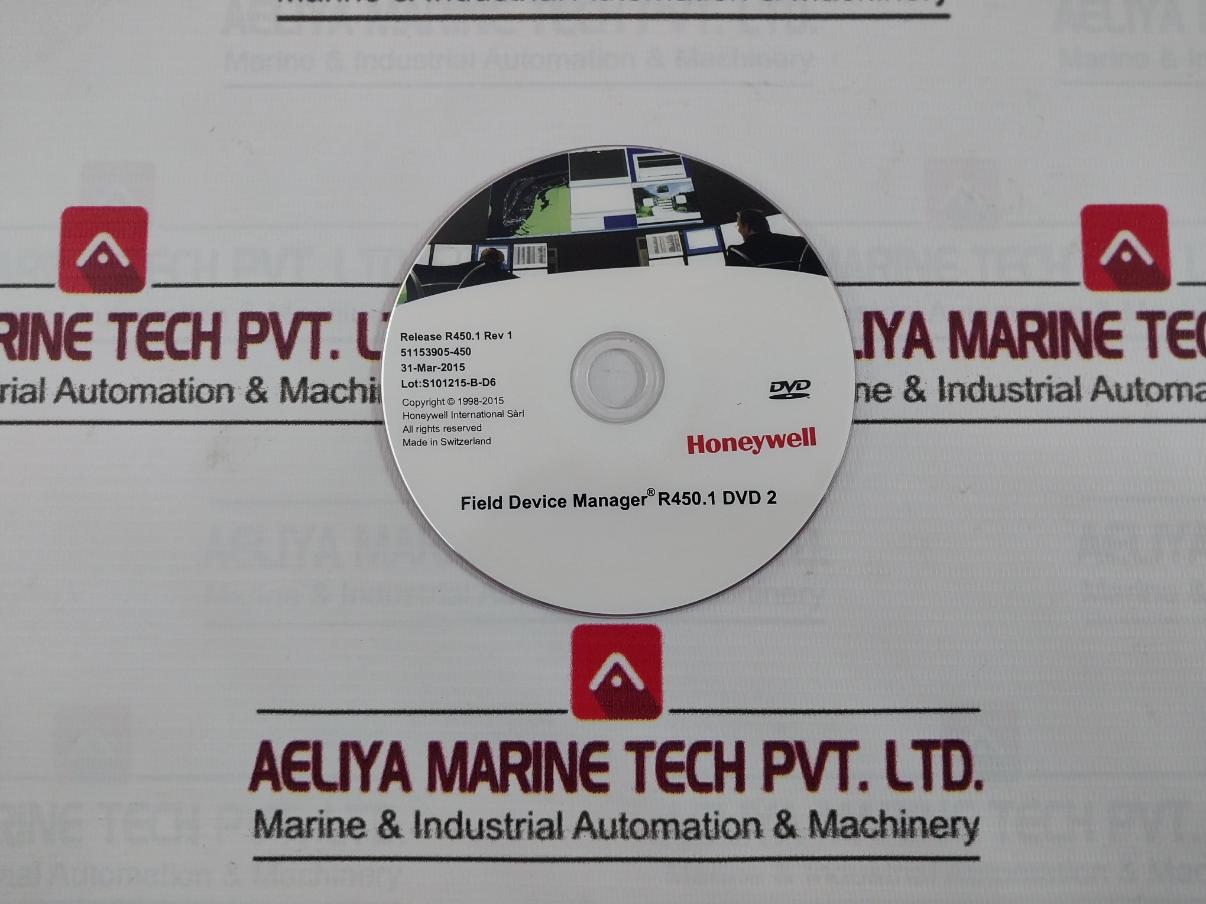 Honeywell R450.1 Field Device Manage Experion Pks Fdm Dvd Kit Rev.1