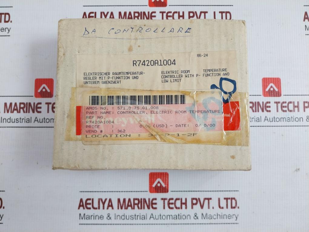 R7420A1004 Room Temperature Control With P-function And Low Limit Honeywell