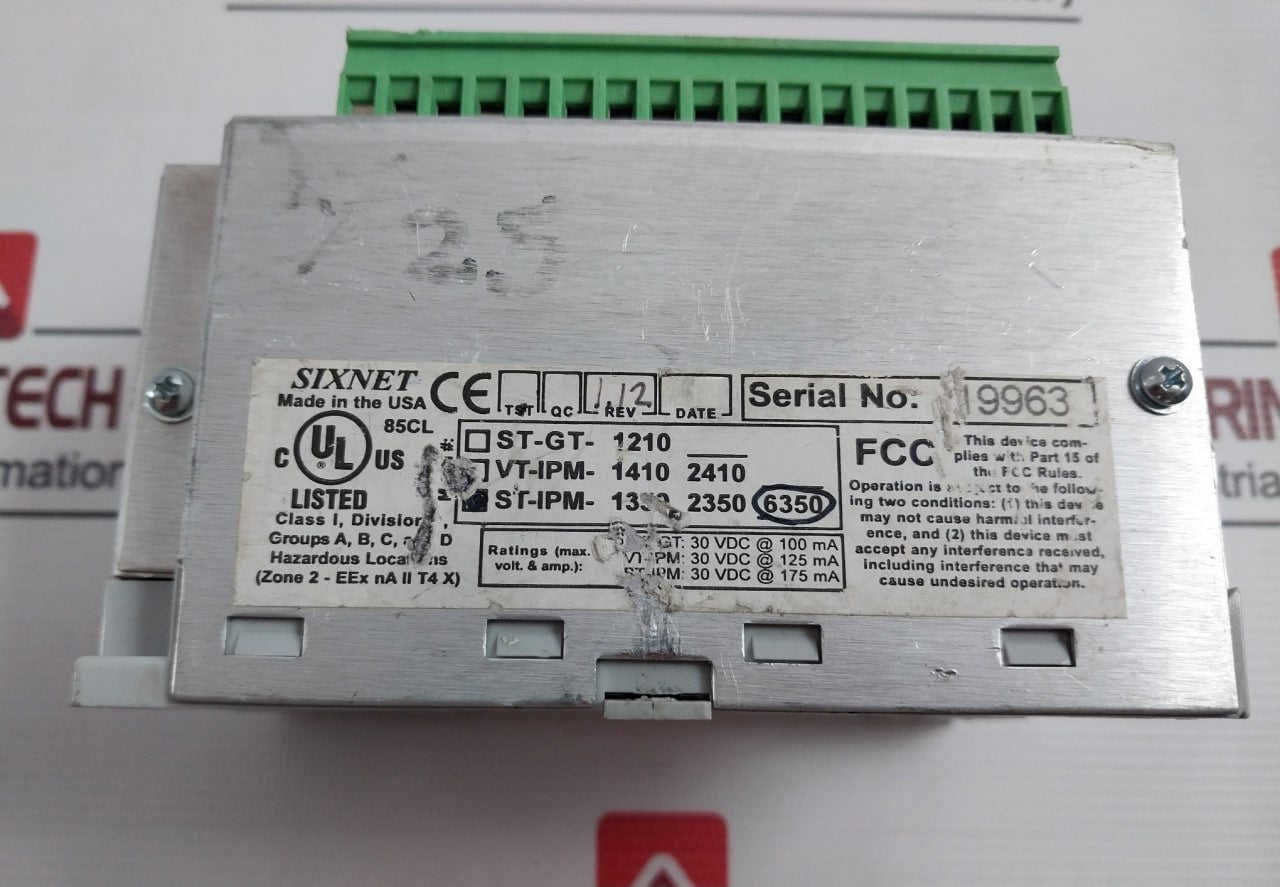 Honeywell Rc500 Sixnet Remote Terminal Unit Rc-scontrl Rev 1.12