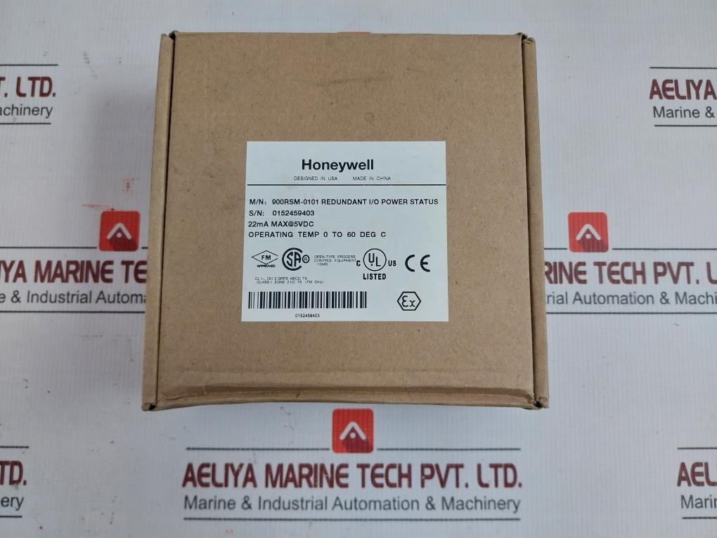 Honeywell Redundant I/O Power Status 900Rsm-0101 22Ma Max 5Vdc