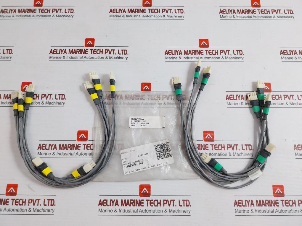 Honeywell Rev-d I/O Link Cable Set 51202329-102 New
