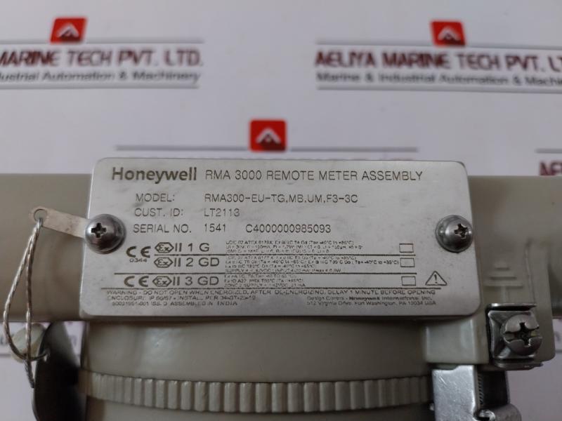 Honeywell Rma300-eu-tg,mb,um,f3-3c Remote Meter Assembly Rma 3000 42vdc