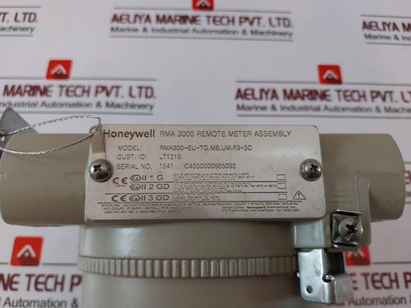 Honeywell Rma 3000 Digital Remote Meter Assembly Rma300-eu-tg,mb,um,f3-3c