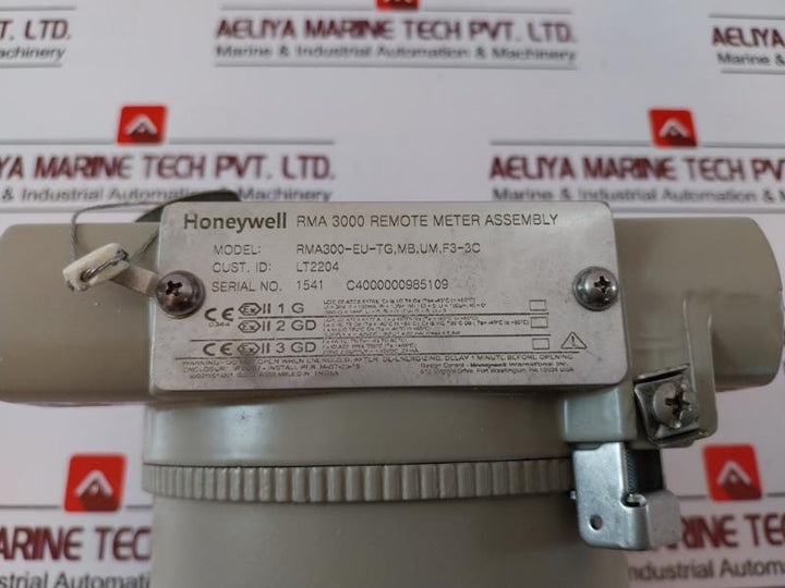 Honeywell Rma 3000 Remote Meter Assembly Rma300-eu-tg,Mb,Um,F3-3C
