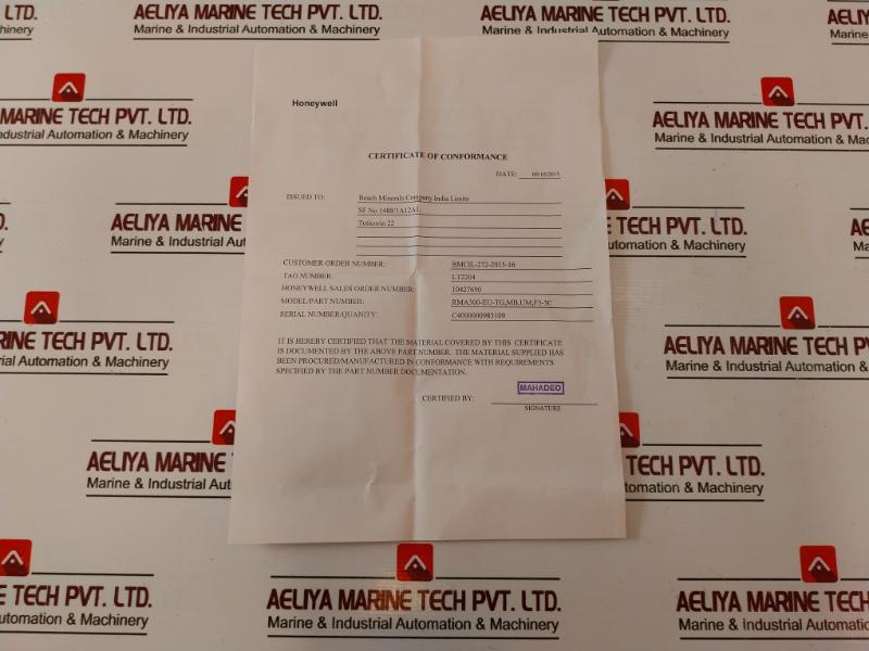 Honeywell Rma 3000 Remote Meter Assembly Rma300-eu-tg,Mb,Um,F3-3C