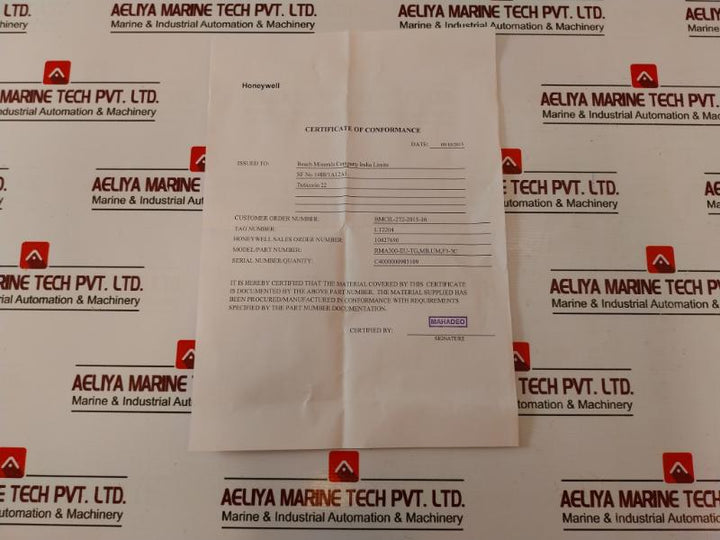 Honeywell Rma 3000 Remote Meter Assembly Rma300-eu-tg,Mb,Um,F3-3C