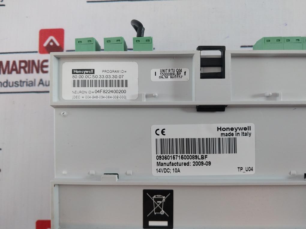 HONEYWELL RTU Q04 Security Unit 14VDC 10A