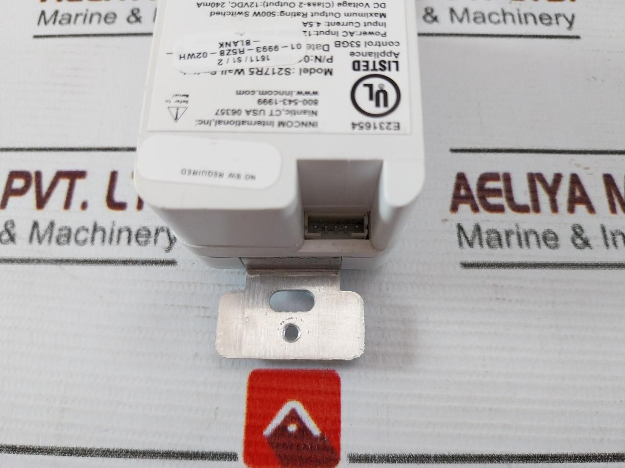 Honeywell S217R5 Wall Switch 01-9993 Blank System Controller 12Vdc 240Ma