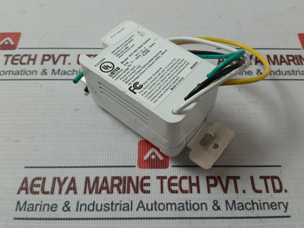 Honeywell S217R5 Wall Switch Blank System Controller 120Vac 60Hz