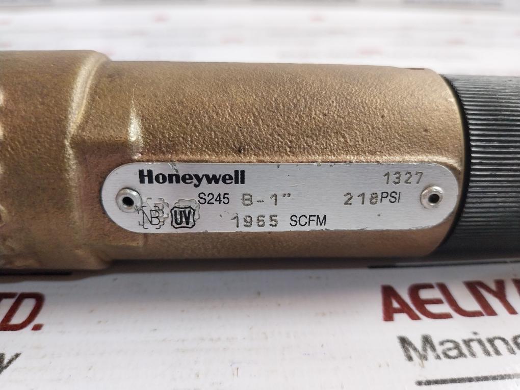 Honeywell S245 B-1” Safety Relief Valve Pn40 218 Psi