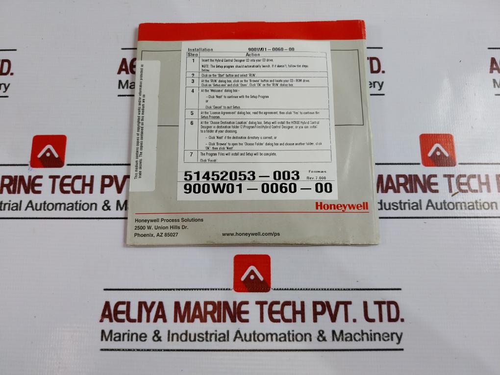 Honeywell Safenet EP-DONUSB Experion Vista R301 Application Software DVD And USB