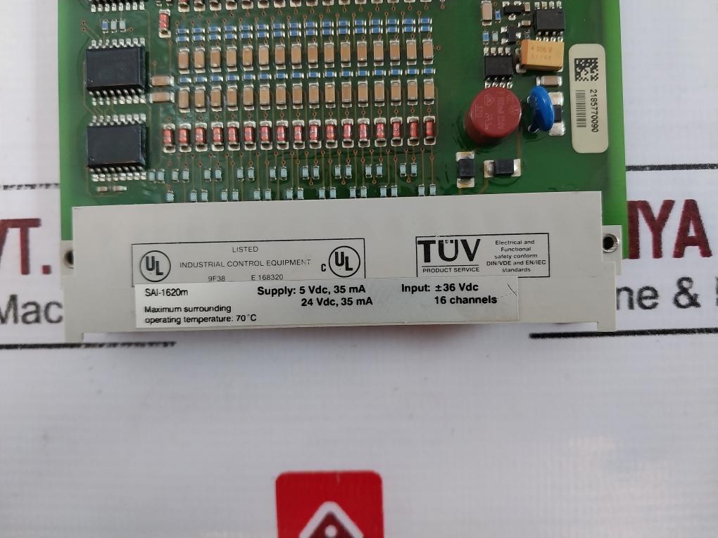Honeywell Sai-1620M Safe High-density Analog Input Module (16 Channels)