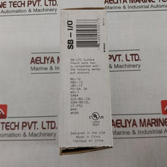 Honeywell Sb-i/O Surface Mount Back Box 52014 Rev B 7 83008 10543 3