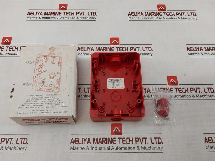Honeywell Sb-i/O Surface Mount Back Box 52014 Rev B 7 83008 10543 3