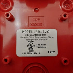 Honeywell Sb-i/O Surface Mount Back Box 52014 Rev B 7 83008 10543 3