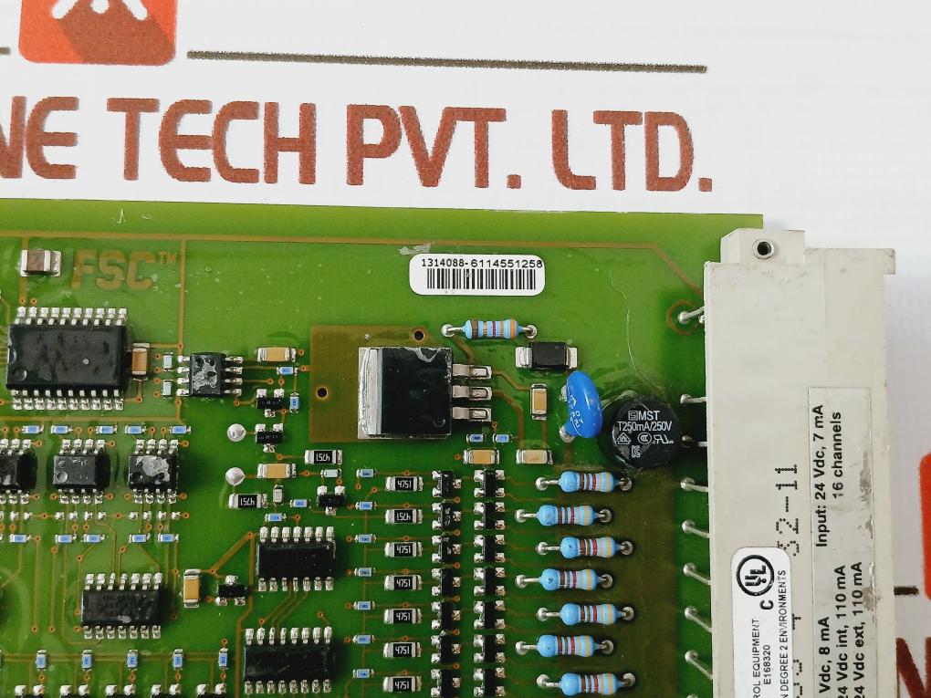 Honeywell Sdi-1624 Digital Input Module Card 16 Channels 5vdc Supply 24vdc Input